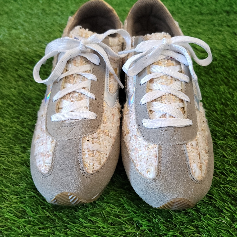 Skechers Bobs Hollywood Tweed Glimmer Shoes Womens Size 9.5